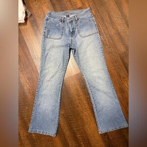 Duplex Classic Light Wash Flare Jeans Size 12 Y2K